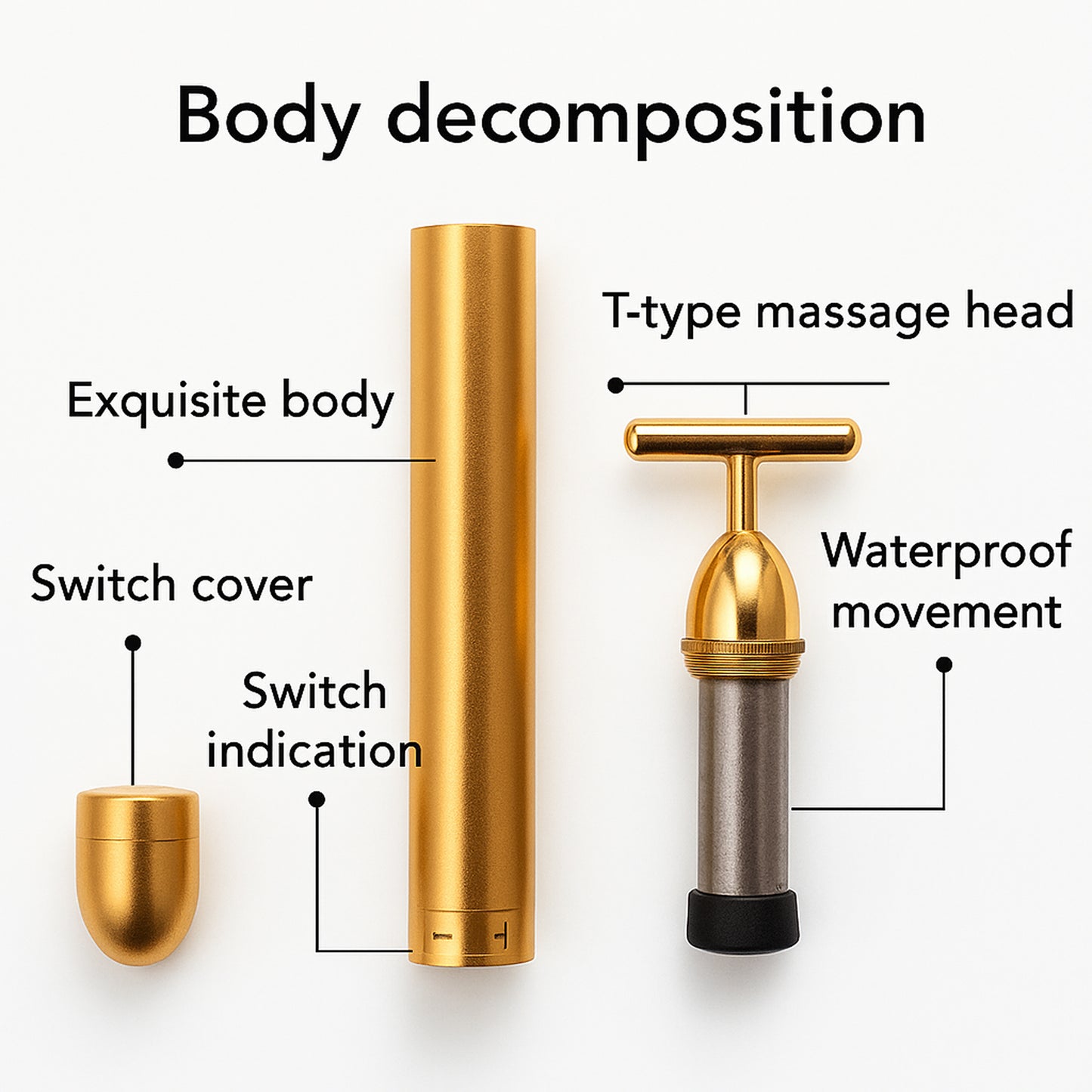 GlowD'or™ 24k Pro Electric Massager